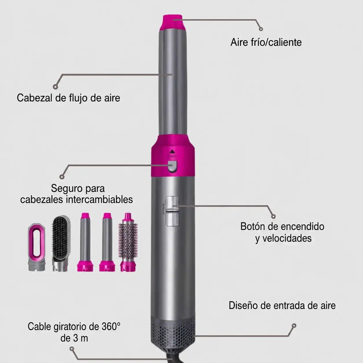Nácar AirStyle 5 en 1